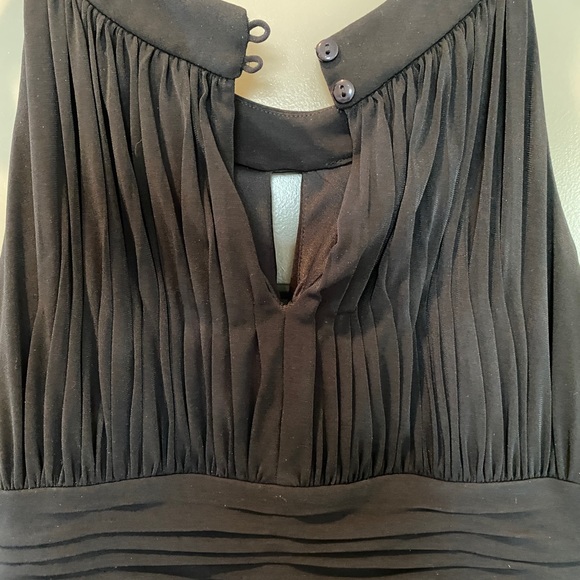 Black evening gown - worn once- like new- Sangria size info below - Picture 4 of 5